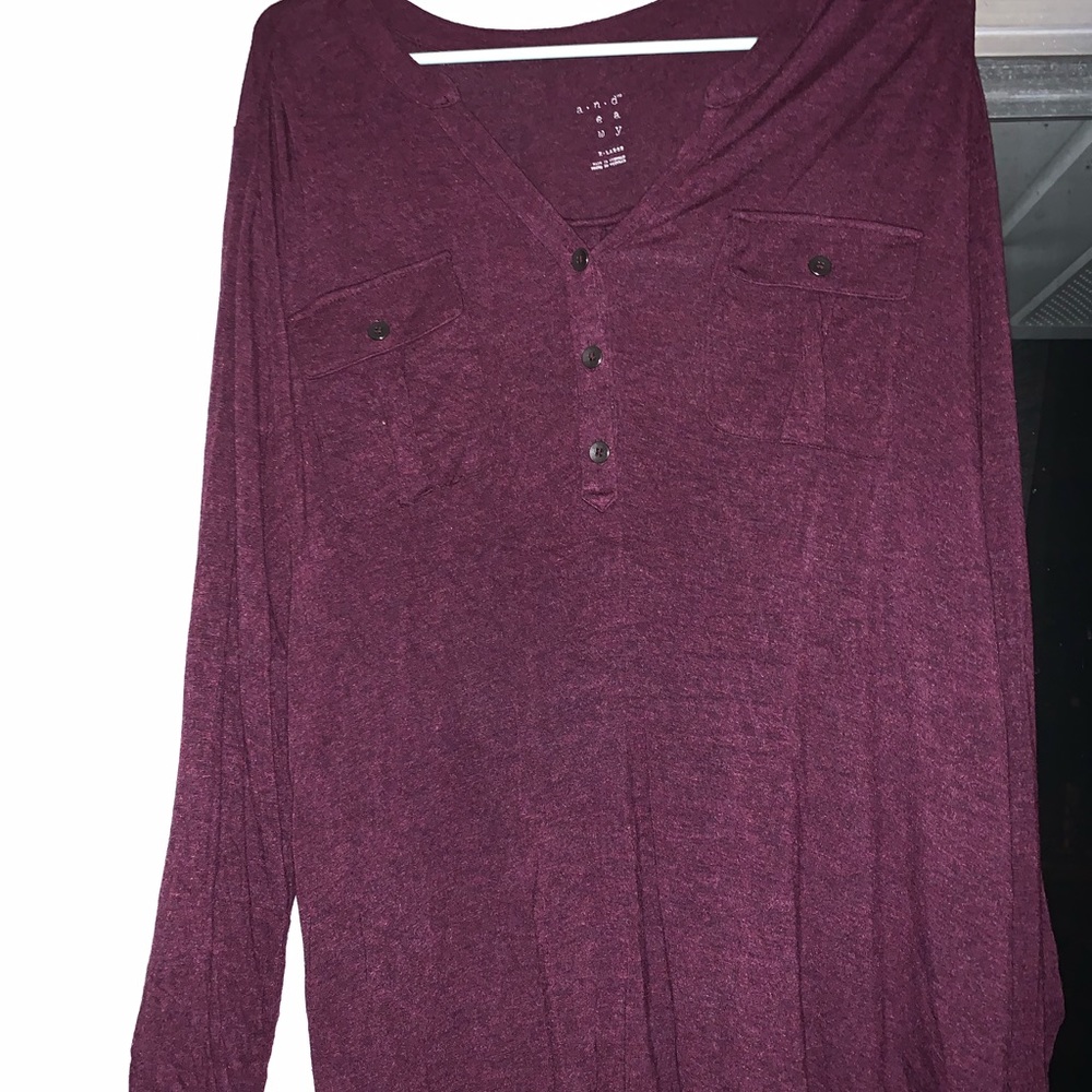 A New Day half button down